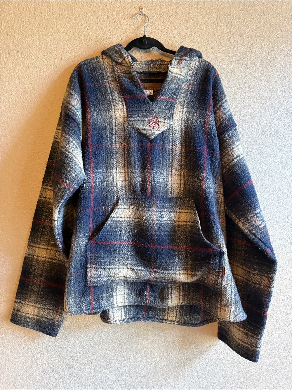 Legendary Whitetails Heavy Plaid Fleece Pullover Baja Hoodie